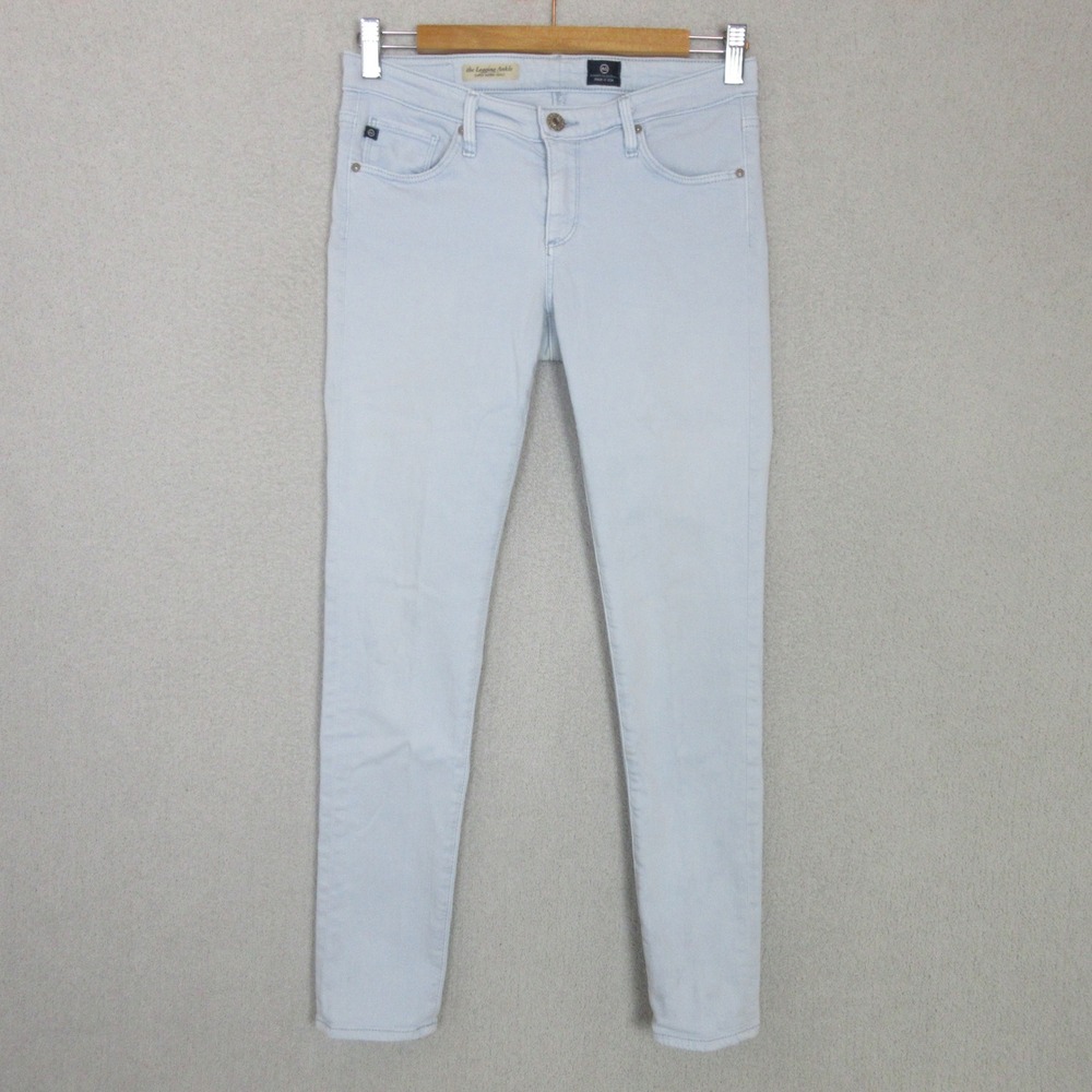 AG Adriano Goldschmidt The Legging Ankle Super Skinny Light Blue Jeans 27R USA
